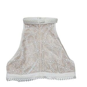 Victorias Secret XS Ivory Lace‎ Bralette Halter Top Adjustable Back Strap